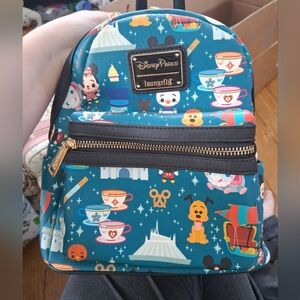 Disney World Chibi Loungefly Mini Backpack
